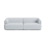 Campi 4-Sitzer Sofa aus Strukturierter Stoff in Hellgrau (Moly 70), 255x90x70 cm von Cosmopolitan Design – Bild 5