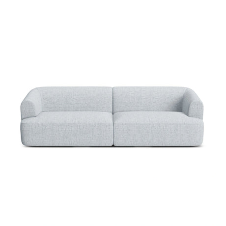 Campi 4-Sitzer Sofa aus Strukturierter Stoff in Hellgrau (Moly 70), 255x90x70 cm von Cosmopolitan Design – Bild 5