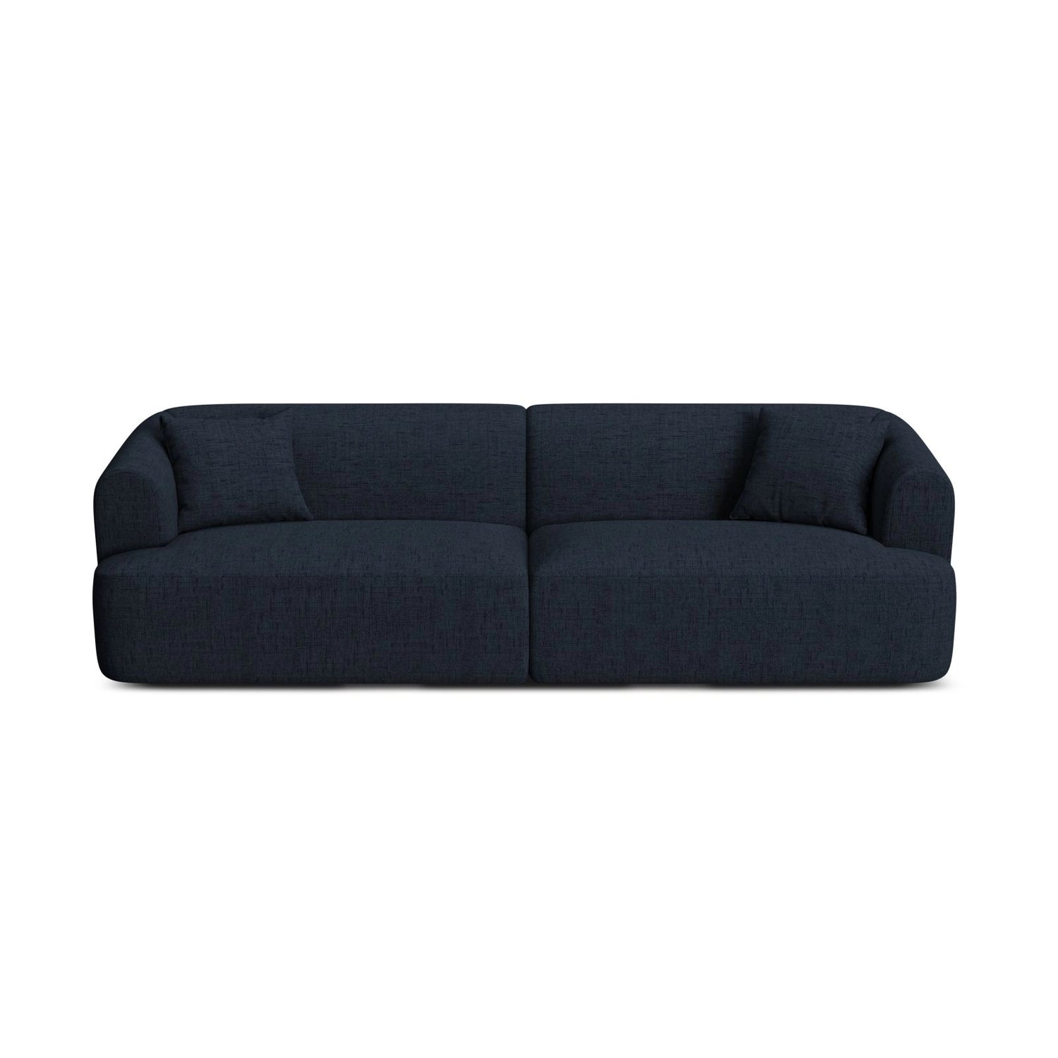 Campi 4-Sitzer Sofa aus Strukturierter Stoff in Königsblau (Moly 79), 255x90x70 cm von Cosmopolitan Design – Bild 1