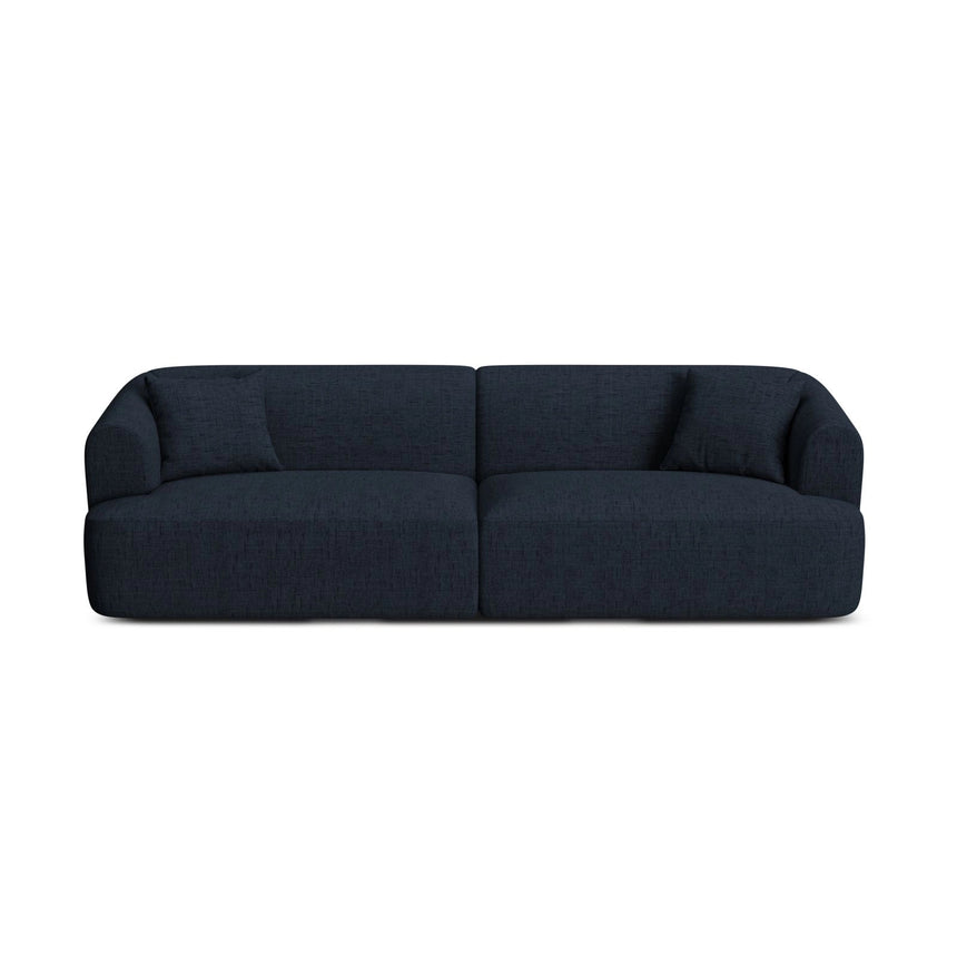 Campi 4-Sitzer Sofa aus Strukturierter Stoff in Königsblau (Moly 79), 255x90x70 cm von Cosmopolitan Design – Bild 1