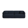 Campi 4-Sitzer Sofa aus Strukturierter Stoff in Königsblau (Moly 79), 255x90x70 cm von Cosmopolitan Design – Bild 1