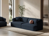 Campi 4-Sitzer Sofa aus Strukturierter Stoff in Königsblau (Moly 79), 255x90x70 cm von Cosmopolitan Design – Bild 2