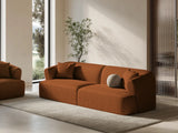 Campi 4-Sitzer Sofa aus Strukturierter Stoff in Ziegelstein (Moly 54), 255x90x70 cm von Cosmopolitan Design – Bild 2