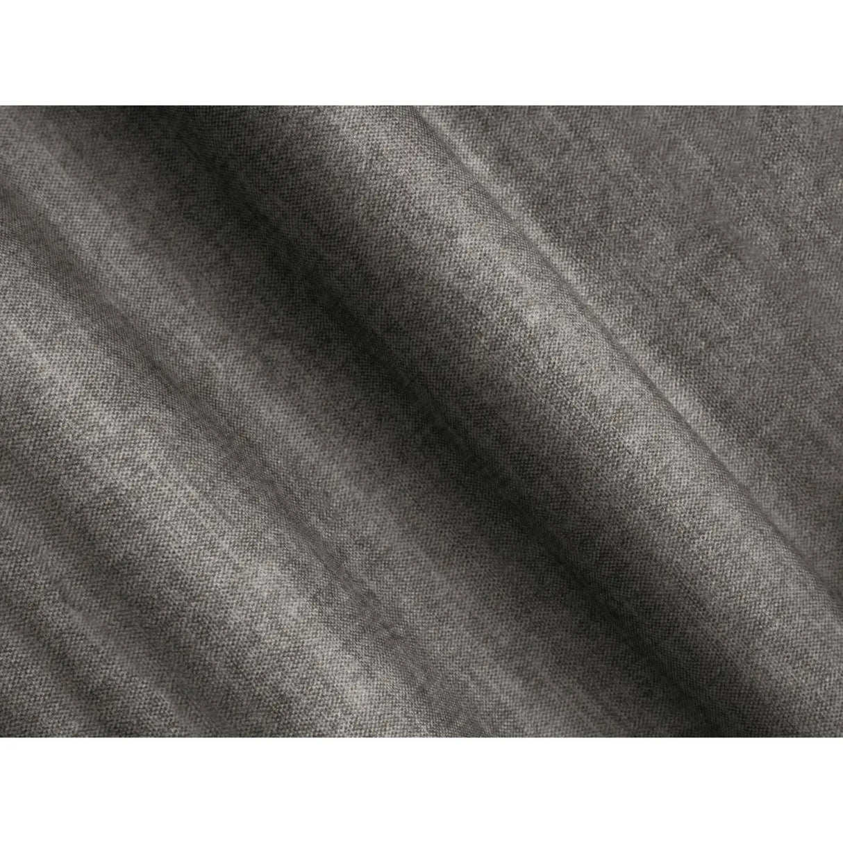 Campi 7-Sitzer Panorama Ecksofa, Linke Seite, aus Samt in Grau (Vogue 15), Beine aus Schwarzes Plastik, 330x255x70 cm von Cosmopolitan Design – Bild 7