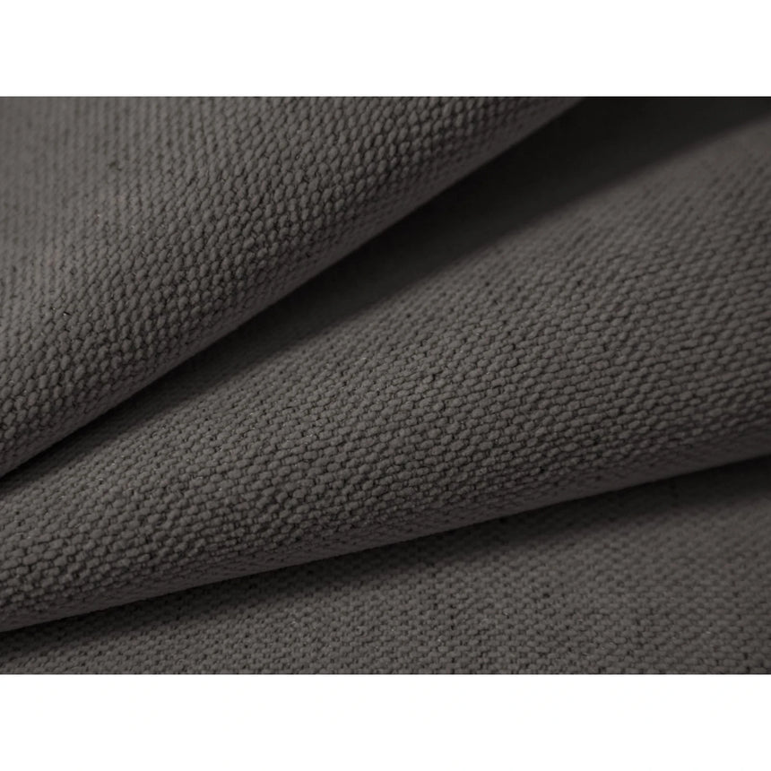 Campi 7-Sitzer Panorama Ecksofa, Linke Seite, aus Strukturierter Stoff in Grau (Moly 85), Beine aus Schwarzes Plastik, 330x255x70 cm von Cosmopolitan Design – Bild 7