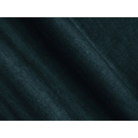 Campi 7-Sitzer Panorama Ecksofa, Rechte Seite, aus Samt in Tiefes Petrol (Vogue 13), Beine aus Schwarzes Plastik, 330x255x70 cm von Cosmopolitan Design – Bild 7