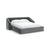 Campi Bett mit Kopfteil und Stauraum aus Samt in Grau (Bluvel 14), 200x180 cm von Cosmopolitan Design – Bild 1