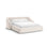 Campi Bett mit Kopfteil und Stauraum aus Samt oder Strukturstoff, 200x200 cm von Cosmopolitan Design – Bild 1