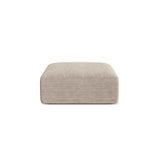 Campi Pouf aus Cord in Cappuccino (Lincoln 09D), 90x90x40 cm von Cosmopolitan Design – Bild 1