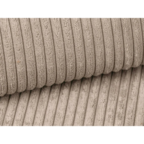 Campi Pouf aus Cord in Cappuccino (Lincoln 09D), 90x90x40 cm von Cosmopolitan Design – Bild 4