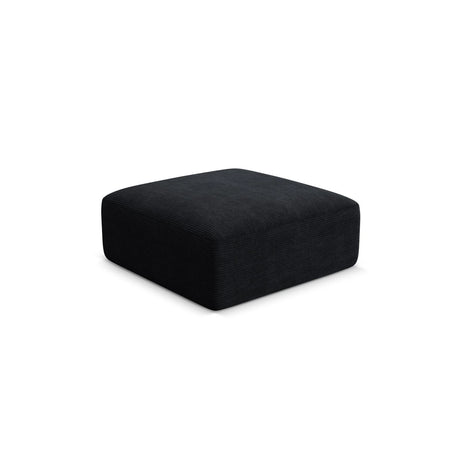 Campi Pouf aus Cord in Schwarz (Lincoln 100D), 90x90x40 cm von Cosmopolitan Design – Bild 3