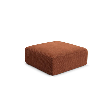 Campi Pouf aus Cord in Terrakotta (Lincoln 52D), 90x90x40 cm von Cosmopolitan Design – Bild 3