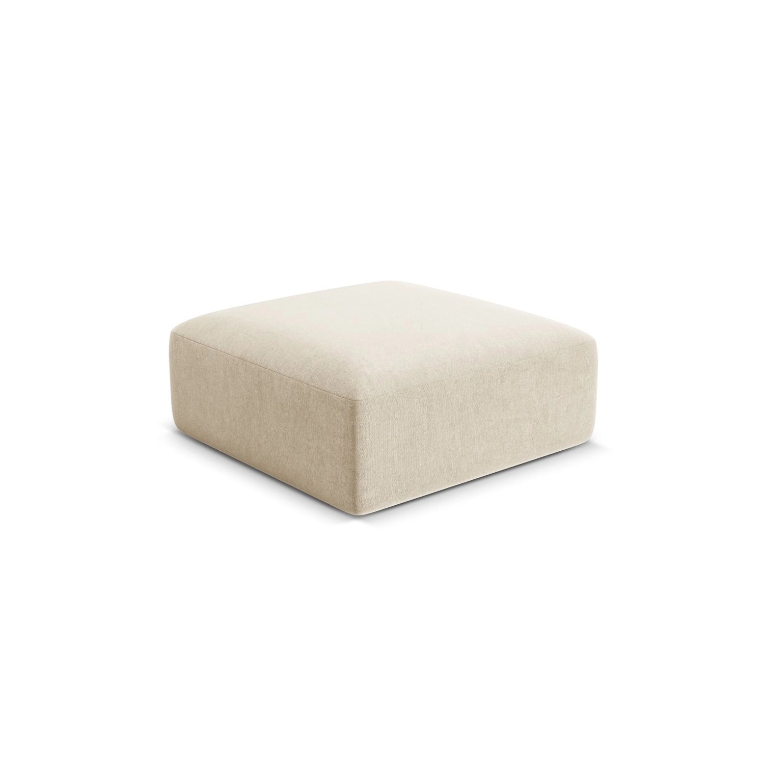 Campi Pouf aus Samt, Cord oder Strukturstoff, 90x90x40 cm von Cosmopolitan Design – Bild 4