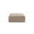 Campi Pouf aus Samt in Dunkelbeige (Vogue 3), 90x90x40 cm von Cosmopolitan Design – Bild 1