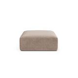 Campi Pouf aus Samt in Dunkelbeige (Vogue 3), 90x90x40 cm von Cosmopolitan Design – Bild 1