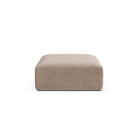 Campi Pouf aus Samt in Dunkelbeige (Vogue 3), 90x90x40 cm von Cosmopolitan Design – Bild 1