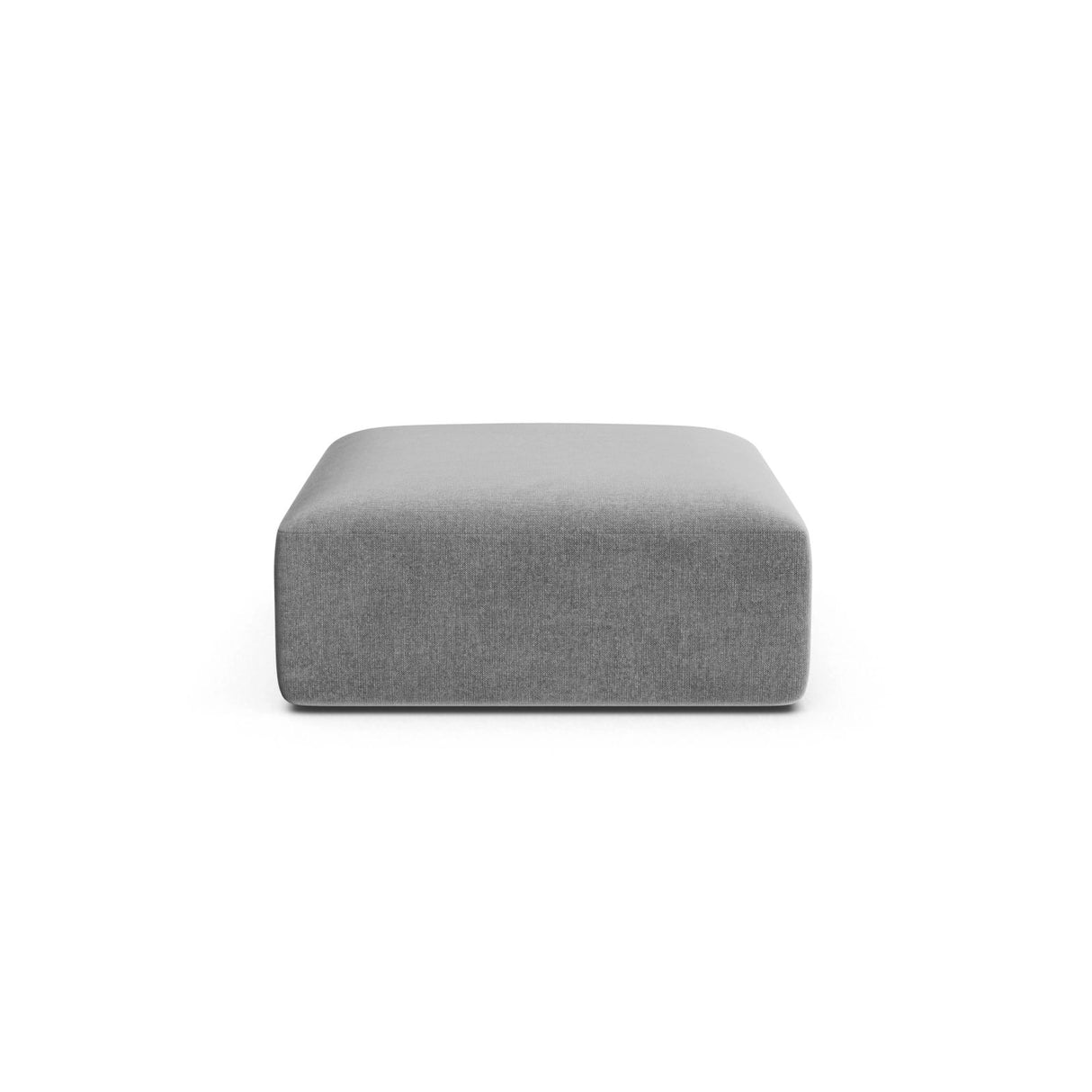 Campi Pouf aus Samt in Grau (Vogue 15), 90x90x40 cm von Cosmopolitan Design – Bild 1