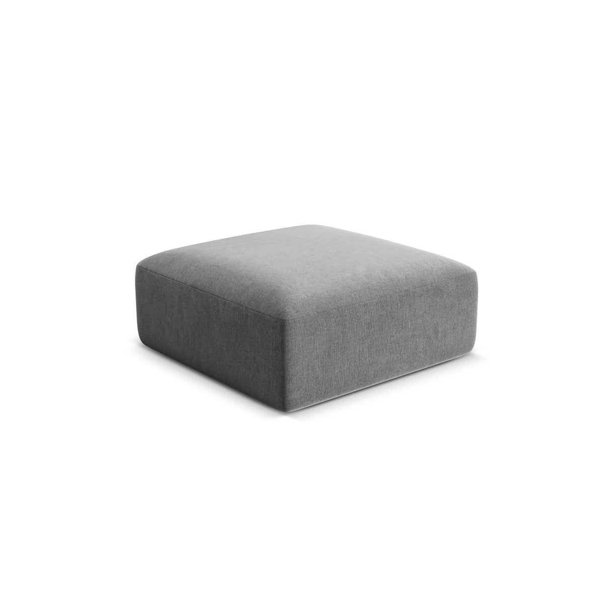 Campi Pouf aus Samt in Grau (Vogue 15), 90x90x40 cm von Cosmopolitan Design – Bild 4