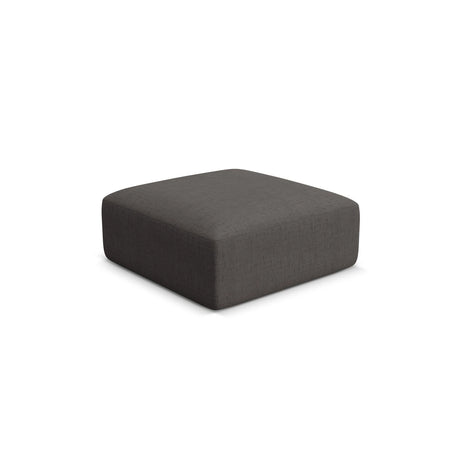 Campi Pouf aus Strukturierter Stoff in Grau (Moly 85), 90x90x40 cm von Cosmopolitan Design – Bild 3