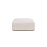 Campi Pouf aus Strukturierter Stoff in Hellbeige (Moly 02), 90x90x40 cm von Cosmopolitan Design – Bild 1