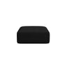 Campi Pouf aus Strukturierter Stoff in Schwarz (Moly 99), 90x90x40 cm von Cosmopolitan Design – Bild 1