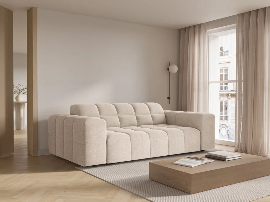 Chicago 2-Sitzer Sofa aus Chenille in Beige (Haga 30), 175x102x70 cm von Cosmopolitan Design – Bild 2