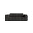 Chicago 2-Sitzer Sofa aus Chenille in Dunkelgrau (Eden 20 Graphite), 178x102 cm von Cosmopolitan Design – Bild 1