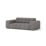 Chicago 2-Sitzer Sofa aus Chenille in Hellgrau (Eden 18 Grey), 178x102 cm von Cosmopolitan Design – Bild 3