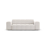 Chicago 2-Sitzer Sofa aus Chenille in Hellgrau (Haga 06), 175x102x70 cm von Cosmopolitan Design – Bild 1