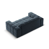 Chicago 2-Sitzer Sofa aus Chenille in Königsblau (Haga 86), 175x102x70 cm von Cosmopolitan Design – Bild 5