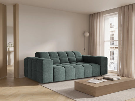 Chicago 2-Sitzer Sofa aus Chenille in Petrol (Haga 78), 175x102x70 cm von Cosmopolitan Design – Bild 2