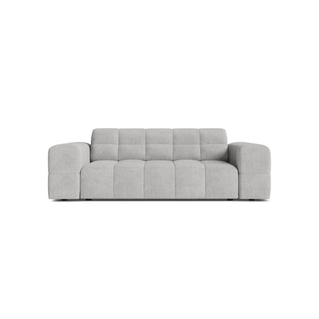 Chicago 2-Sitzer Sofa aus Chenille in Silber (Eden 17 Silver), 178x102 cm von Cosmopolitan Design – Bild 1