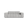 Chicago 2-Sitzer Sofa aus Chenille in Silber (Eden 17 Silver), 178x102 cm von Cosmopolitan Design – Bild 1
