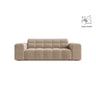 Chicago 2-Sitzer Sofa aus Samt in Beige (Venus 2928), 178x102 cm von Cosmopolitan Design – Bild 1