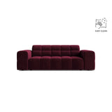 Chicago 2-Sitzer Sofa aus Samt in Burgund (Venus 2932), 178x102 cm von Cosmopolitan Design – Bild 1