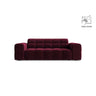 Chicago 2-Sitzer Sofa aus Samt in Burgund (Venus 2932), 178x102 cm von Cosmopolitan Design – Bild 1