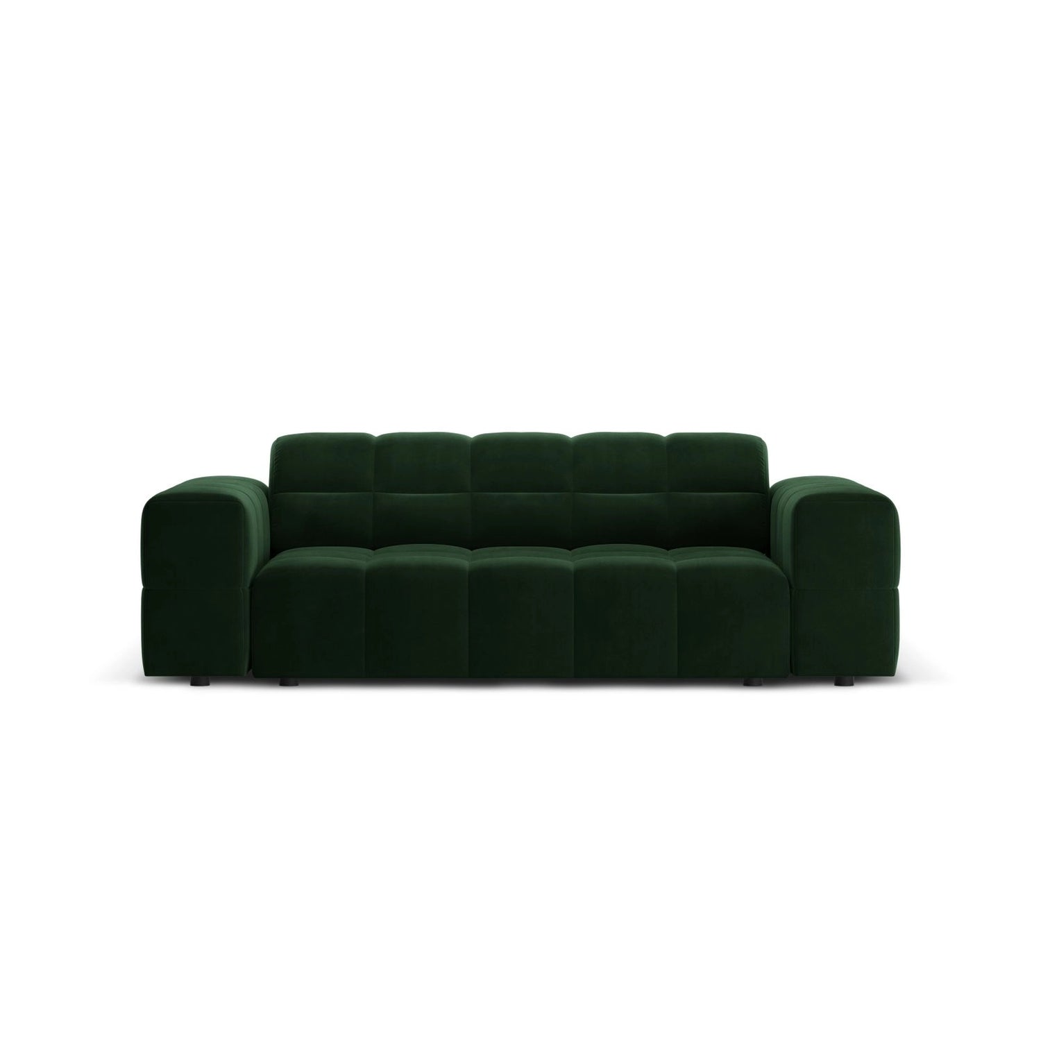 Chicago 2-Sitzer Sofa aus Samt in Flaschengrün (Bluvel 78), 175x102x70 cm von Cosmopolitan Design – Bild 1