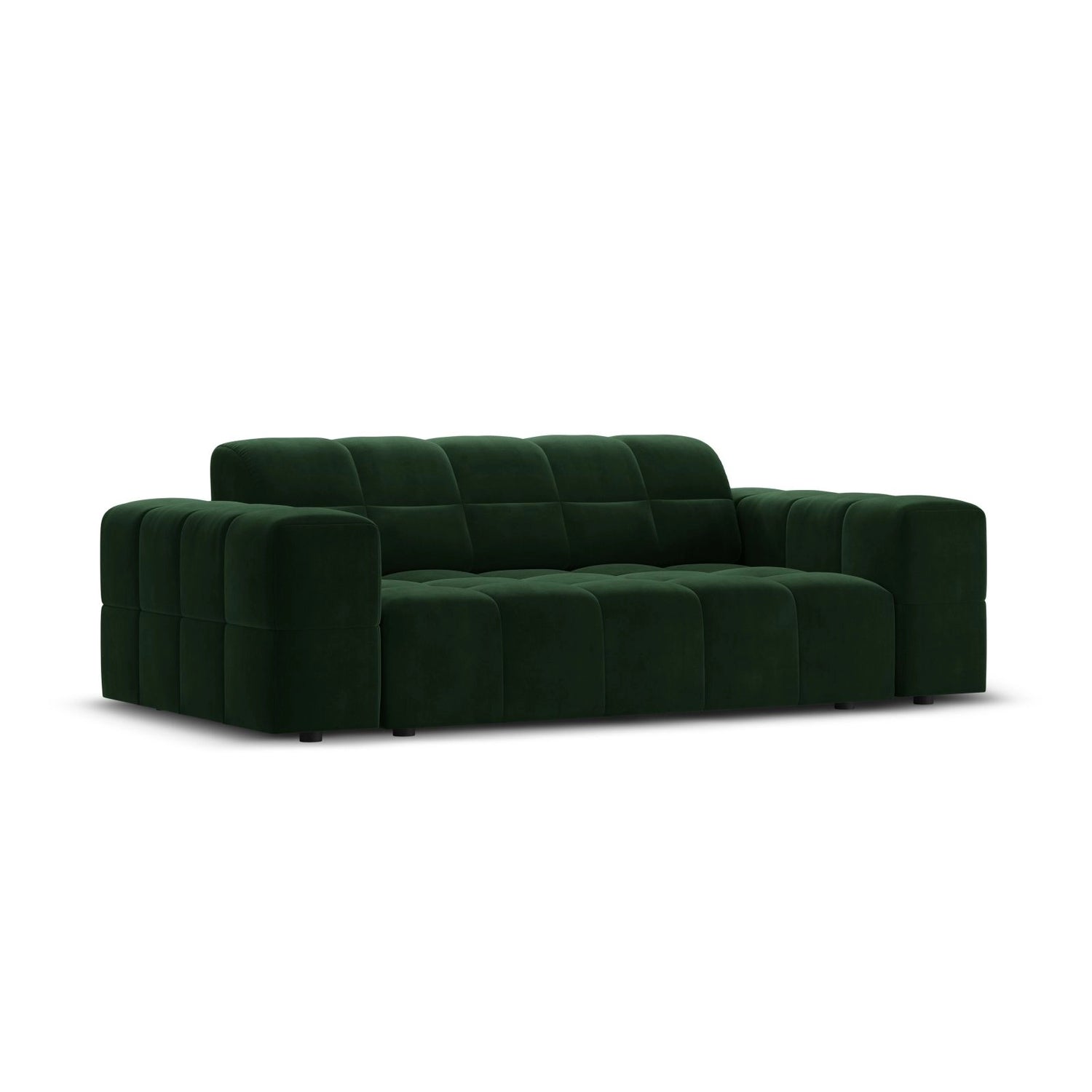 Chicago 2-Sitzer Sofa aus Samt in Flaschengrün (Bluvel 78), 175x102x70 cm von Cosmopolitan Design – Bild 4