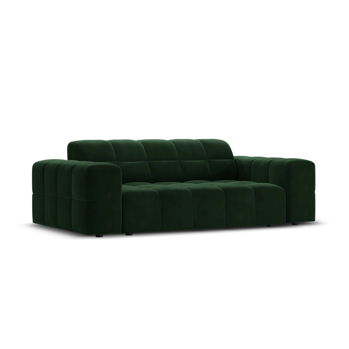 Chicago 2-Sitzer Sofa aus Samt in Flaschengrün (Bluvel 78), 175x102x70 cm von Cosmopolitan Design – Bild 4