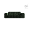 Chicago 2-Sitzer Sofa aus Samt in Flaschengrün (Venus 2940), 178x102 cm von Cosmopolitan Design – Bild 1