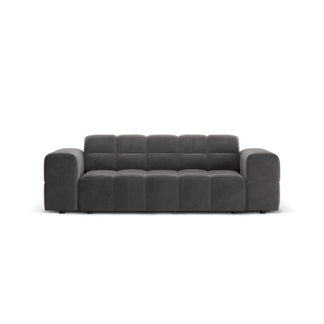 Chicago 2-Sitzer Sofa aus Samt in Grau (Bluvel 14), 175x102x70 cm von Cosmopolitan Design – Bild 1