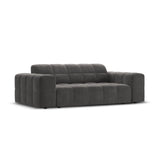 Chicago 2-Sitzer Sofa aus Samt in Grau (Bluvel 14), 175x102x70 cm von Cosmopolitan Design – Bild 4