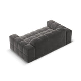Chicago 2-Sitzer Sofa aus Samt in Grau (Bluvel 14), 175x102x70 cm von Cosmopolitan Design – Bild 5