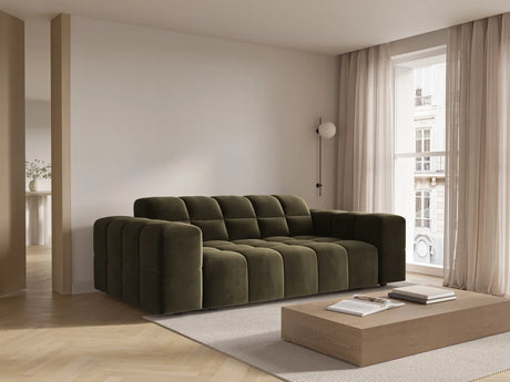Chicago 2-Sitzer Sofa aus Samt in Grün (Bluvel 77), 175x102x70 cm von Cosmopolitan Design – Bild 2