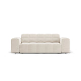 Chicago 2-Sitzer Sofa aus Samt in Hellbeige (Bluvel 22), 175x102x70 cm von Cosmopolitan Design – Bild 1