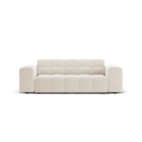 Chicago 2-Sitzer Sofa aus Samt in Hellbeige (Bluvel 22), 175x102x70 cm von Cosmopolitan Design – Bild 1