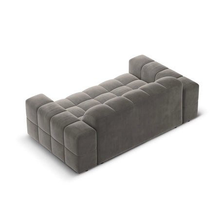 Chicago 2-Sitzer Sofa aus Samt in Hellgrau (Bluvel 13), 175x102x70 cm von Cosmopolitan Design – Bild 5