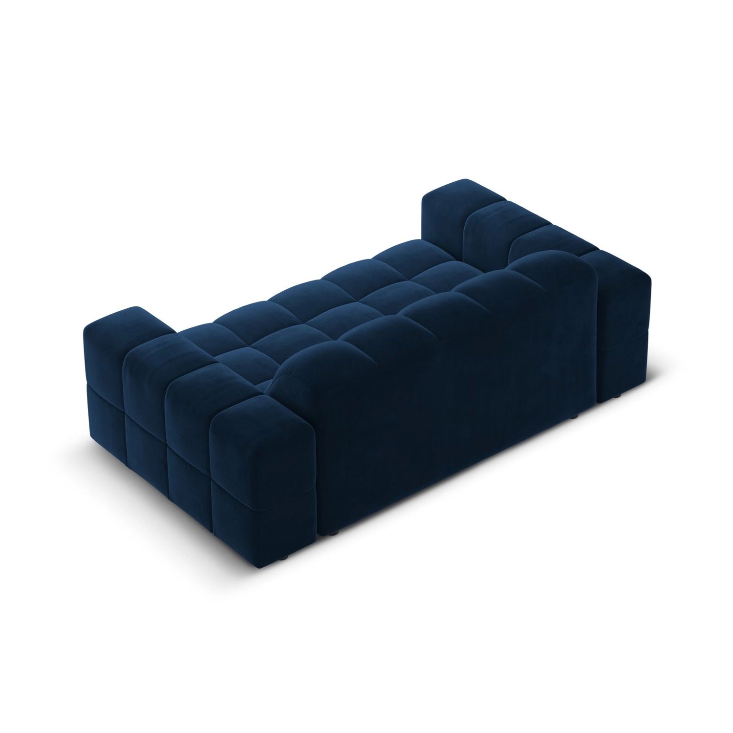 Chicago 2-Sitzer Sofa aus Samt in Königsblau (Bluvel 86), 175x102x70 cm von Cosmopolitan Design – Bild 5
