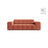 Chicago 2-Sitzer Sofa aus Samt in Koralle (Venus 2933), 178x102 cm von Cosmopolitan Design – Bild 1