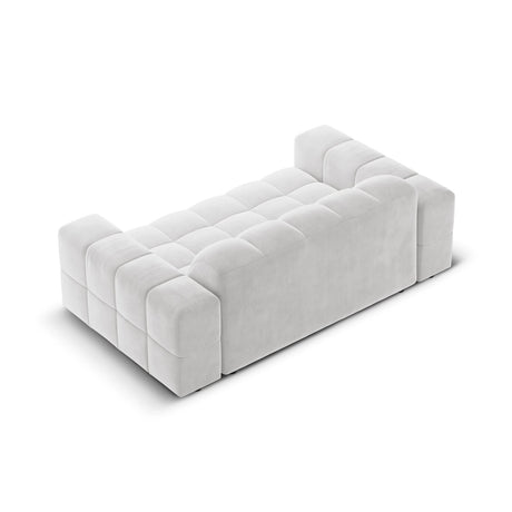 Chicago 2-Sitzer Sofa aus Samt in Silber (Bluvel 03), 175x102x70 cm von Cosmopolitan Design – Bild 5